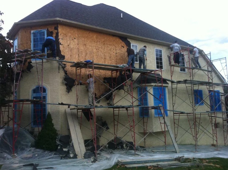 Exterior stucco repair contractors